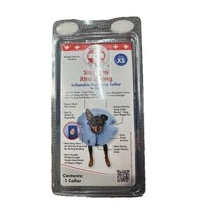 Stay Rite Xtra Strong Inflatable Dog Recovery Collar XS E Collar Small